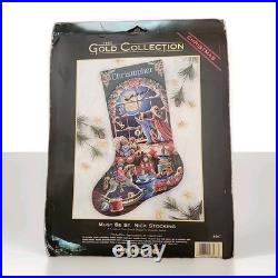 Dimensions GOLD COLLECTION Cross Stitch Stocking Kit, MUST BE ST. NICK #8567