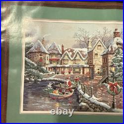 Dimensions GOLD Cross Stitch KIT CHRISTMAS COVE Valente 8494 USA 1996 Scene