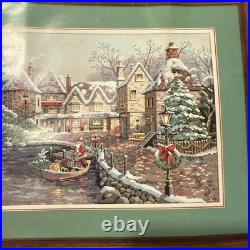 Dimensions GOLD Cross Stitch KIT CHRISTMAS COVE Valente 8494 USA 1996 Scene