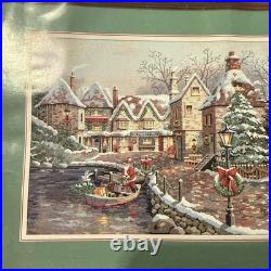 Dimensions GOLD Cross Stitch KIT CHRISTMAS COVE Valente 8494 USA 1996 Scene