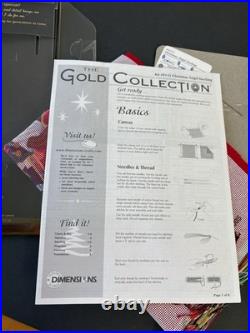Dimensions Gold Christmas Angel Stocking Cross Stitch Kit Open Not Started 9135