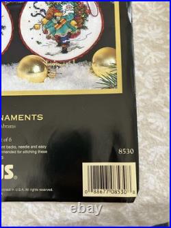 Dimensions Gold Christmas collection Windswept Santa ornaments Kit 8530 Complete Dimensions Gold Christmas collection Windswept Santa ornaments Kit 8530 Complete