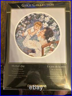 Dimensions Gold Collection 35139 Counted Cross Stitch Mother's Joy 12 Diameter