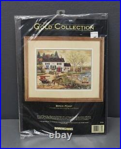 Dimensions Gold Collection 3834 Birch Point 14x10 Counted Cross Stitch Kit New