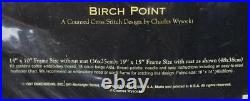 Dimensions Gold Collection 3834 Birch Point 14x10 Counted Cross Stitch Kit New