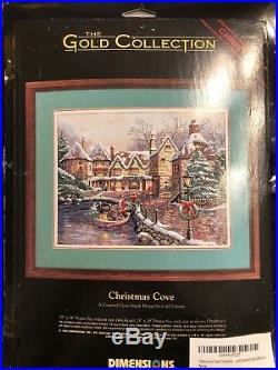 Dimensions Gold Collection #8494 Christmas Cove Counted Cross Stitch Kit