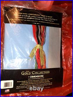 Dimensions Gold Collection 8739 All Hearts Come Home Cross Stitch Stocking Kit