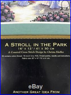 Dimensions Gold Collection A STROLL IN THE PARK Counted Cross Stitch Kit 35021
