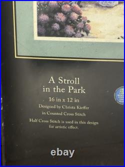 Dimensions Gold Collection A Stroll in the Park Counted Cross Stitch Kit #35021a