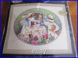 Dimensions Gold Collection AFTERNOON TEA Counted Cross Stitch Kit 35152 NEW