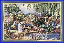 Dimensions Gold Collection AN ENCHANTED GARDEN Cross Stitch Kit #3780 RARE