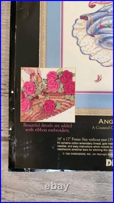 Dimensions Gold Collection ANGEL OF SPRING Cross Stitch Kit Sealed 3777 VTG HTF