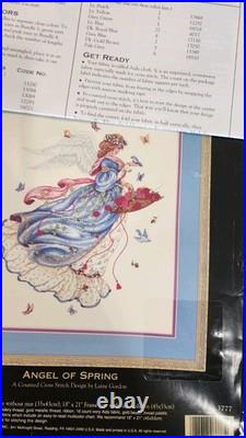 Dimensions Gold Collection ANGEL OF SPRING Cross Stitch Kit Sealed 3777 VTG HTF