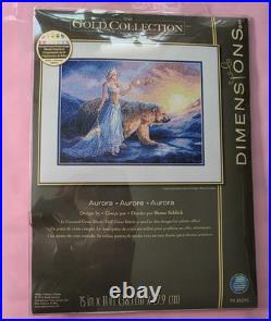 Dimensions Gold Collection AURORA Counted Cross Stitch Kit 70-35291 OOP Fantasy