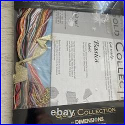 Dimensions Gold Collection All Hearts Come Home stocking cross stitch kit new