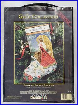 Dimensions Gold Collection Angel Of Divinity Christmas Stocking Kit 8478 NOS USA