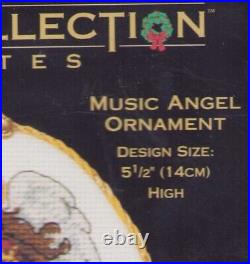 Dimensions Gold Collection Angel Ornament with Beads VINTAGE Cross stitch Kit RARE