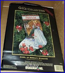 Dimensions Gold Collection Angel of Serenity Needlepoint Stocking Kit #9110