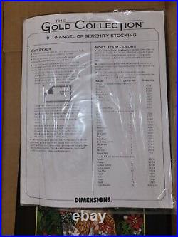 Dimensions Gold Collection Angel of Serenity Needlepoint Stocking Kit #9110