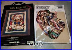 Dimensions Gold Collection Bearing Gifts Santa & Teddies Cross Stitch Kit #8638