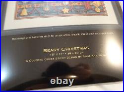 Dimensions Gold Collection Beary Christmas #8761 Cross Stitch Kit opened