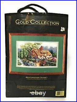 Dimensions Gold Collection Bedfordshire Sunset 3796 Counted Cross Stitch Kit