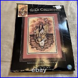 Dimensions Gold Collection Buffalo Call Cross Stitch Kit 35076 Native American