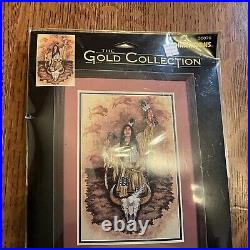 Dimensions Gold Collection Buffalo Call Cross Stitch Kit 35076 Native American