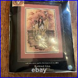 Dimensions Gold Collection Buffalo Call Cross Stitch Kit 35076 Native American