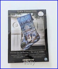 Dimensions Gold Collection Christmas Eve Fun Stocking Cross Stitch Kit New