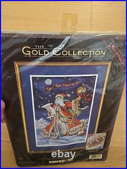 Dimensions Gold Collection Christmas Midnight Ride #8617 Counted Cross Stitch