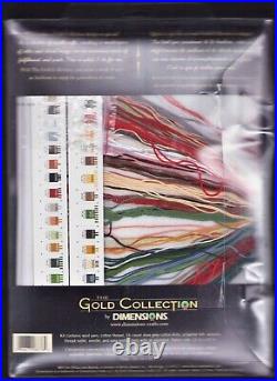 Dimensions Gold Collection Christmas Santa VINTAGE Cross stitch Stocking Kit