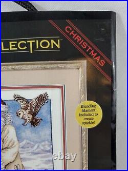 Dimensions Gold Collection Christmas THE NORTH WIND Santa Cross Stitch Kit #8526