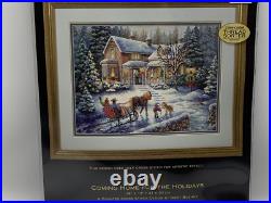 Dimensions Gold Collection Coming Home for the Holidays Cross Stitch Kit 8733