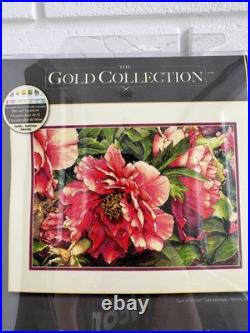 Dimensions Gold Collection Coral Peonies counted cross stitch kit 70-35298 Dimensions Gold Collection Coral Peonies counted cross stitch kit 70-35298
