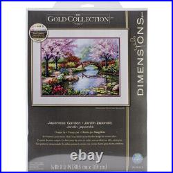 Dimensions/Gold Collection Counted Cross Stitch Kit 16X12-Japanese Garden