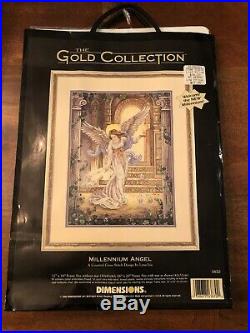 Dimensions Gold Collection Counted Cross Stitch Kit #3870 Millennium Angel RARE
