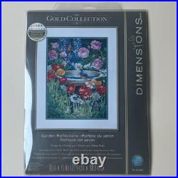Dimensions Gold Collection Counted Cross Stitch Kit #70-35288 Garden Reflections