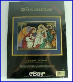 Dimensions Gold Collection Counted Cross Stitch Kit 8563 The Birth of Christ NEW