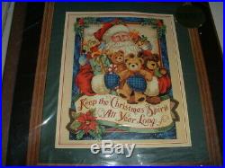 Dimensions Gold Collection Counted Cross Stitch Kit Bearing Gifts Sealed #8638