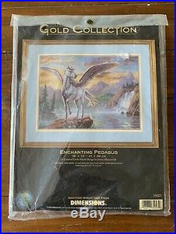 Dimensions Gold Collection Counted Cross Stitch Kit Enchanting Pegasus 35023
