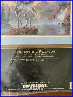 Dimensions Gold Collection Counted Cross Stitch Kit Enchanting Pegasus 35023