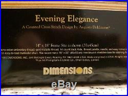 Dimensions Gold Collection Counted Cross Stitch Kit Evening Elegance# 3757 NEW