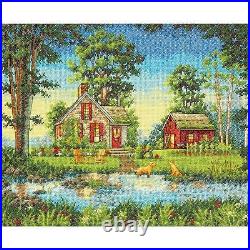 Dimensions Gold Collection Counted Cross Stitch Kit Summber Cottage