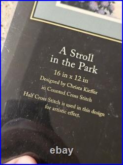 Dimensions Gold Collection Cross Stitch Kit #35021 A Stroll in the Park NEW