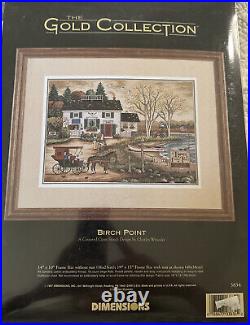 Dimensions Gold Collection Cross Stitch Kit Charles Wysocki Birch Point Sealed