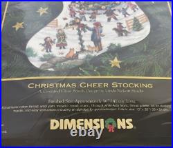 Dimensions Gold Collection Cross Stitch Kit Christmas Cheer Stocking Town Church Dimensions Gold Collection Cross Stitch Kit Christmas Cheer Stocking Town Church