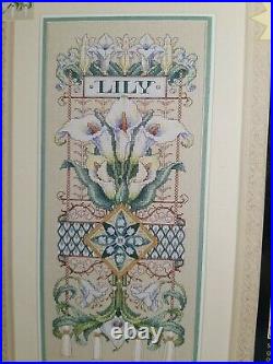 Dimensions Gold Collection Cross Stitch Kit Exquisite Lily Sampler 35064 Unopend