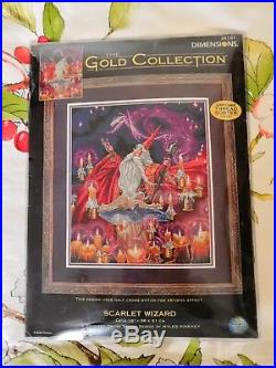 Dimensions Gold Collection Cross Stitch Kit Scarlet Wizard 35141