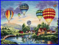 Dimensions-Gold Collection Cted Cross Stitch Kit 16X12-Balloon Glow(18 Ct)